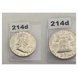 1963-D Benjamin Franklin Silver Half Dollar
