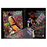 Kobe Bryant 1996 Flair Hot Numbers Promo Card