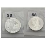 2016 Canada 8 Dollar Falcon 1.5 oz Silver Coin