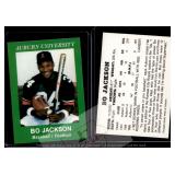 Bo Jackson Auburn rookie promo card