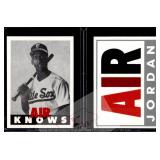 Michael Jordan Air Knows Baseball Promo Card