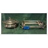 Silver plate dishware