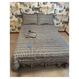 Twin bed and sheets