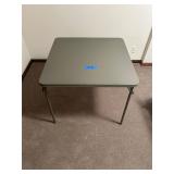 Card table and chairs