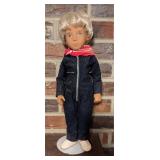 Sasha blonde hair Gregor jumpsuit trendon doll