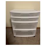 Plastic storage unit