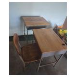 Desks and chair