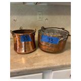 Copper pots