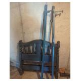Single bed with frame