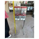 Lions club gumball machine no key