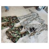 Camo suits and Knee pads