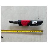 Damascus Japanese knife with holster