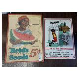 Black Americana signs
