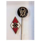 WWII US GI bring back German items.