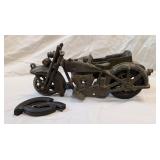 Hubley cast iron Police motorcycle