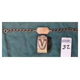 Army Air Corps 'Wing' sterling bracelet etc.