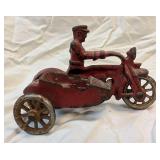 Hubley cast iron Cop motorcycle