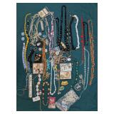 Large lot of costume jewelry