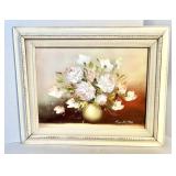 ROBERT COX ORIGINAL OIL PAINTING STILL-LIFE FLORAL