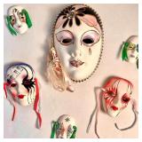 VENETIAN-STYLE DECORATIVE MASKS