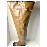 FLO-LITE RUBBER HIP WADERS - SIZE 7
