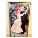 FRAMED RENOIR 'DANCE AT BOUGIVAL' PRINT