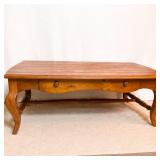 SOLID WOOD COFFEE TABLE, FARMHOUSE STYLE