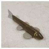 Weighted Wooden Decoy for Ice Spear Fishing 5.75'