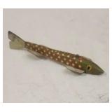 Weighted Wooden Decoy For Ice Spear Fishing 6.5'