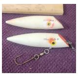 (2) Silver Horde 5 Salmon Plugs