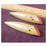 (2) Silver Horde 5 Salmon Plugs