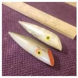 (2) Silver Horde 5 Salmon Plugs