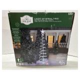 6 ft. Light-Up LED Spiral Holiday Tree