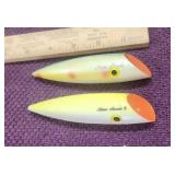 (2) Silver Horde 5  Salmon Plugs