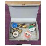 Metal Tool Box with Torch/Soldering Tips
