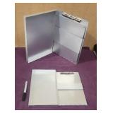 (2) Aluminum Clipboards, 1/2 & Full Size