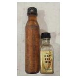 Vtg Gypsy Fish Bait Oil & Dry Fly Oil