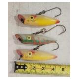 (3) Little Joe 4' Salmon Plugs