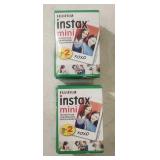 (2) FujiFilm Instax Mini Instant Film