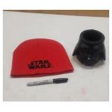 Star Wars Beanie & Foam Darth Vader Can Insulator