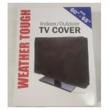 NIB WeatherTough Indoor/Outdoor TV Cover 60-65