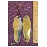 (2) 5' Brass/Chrome Flasher Spoons