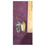 (2) King #3 Brass/Chrome Spoons