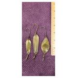(3) Assorted Brass Spoons