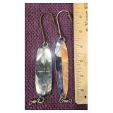 (2) Chrome & Copper Spoons, Palco & Gibbs