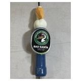 Pelican Brewing Bad Santa Dark Ale Beer Tap Handle