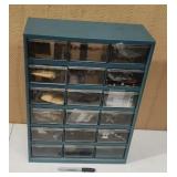 18 Drawer Organizer Full of Larger Reel Parts,
