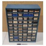 60 Drawer Labeled Reel Parts Organizer
