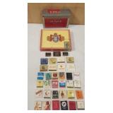 Match Collection & (2) Cigar Boxes