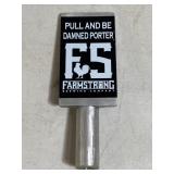 Farmstrong Brewing Co. Porter Beer Tap Handle